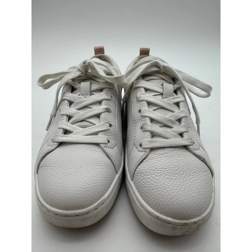 Ted Baker White Leather Sneakers Men's US 8 Casual‎ Lace Up Shoes